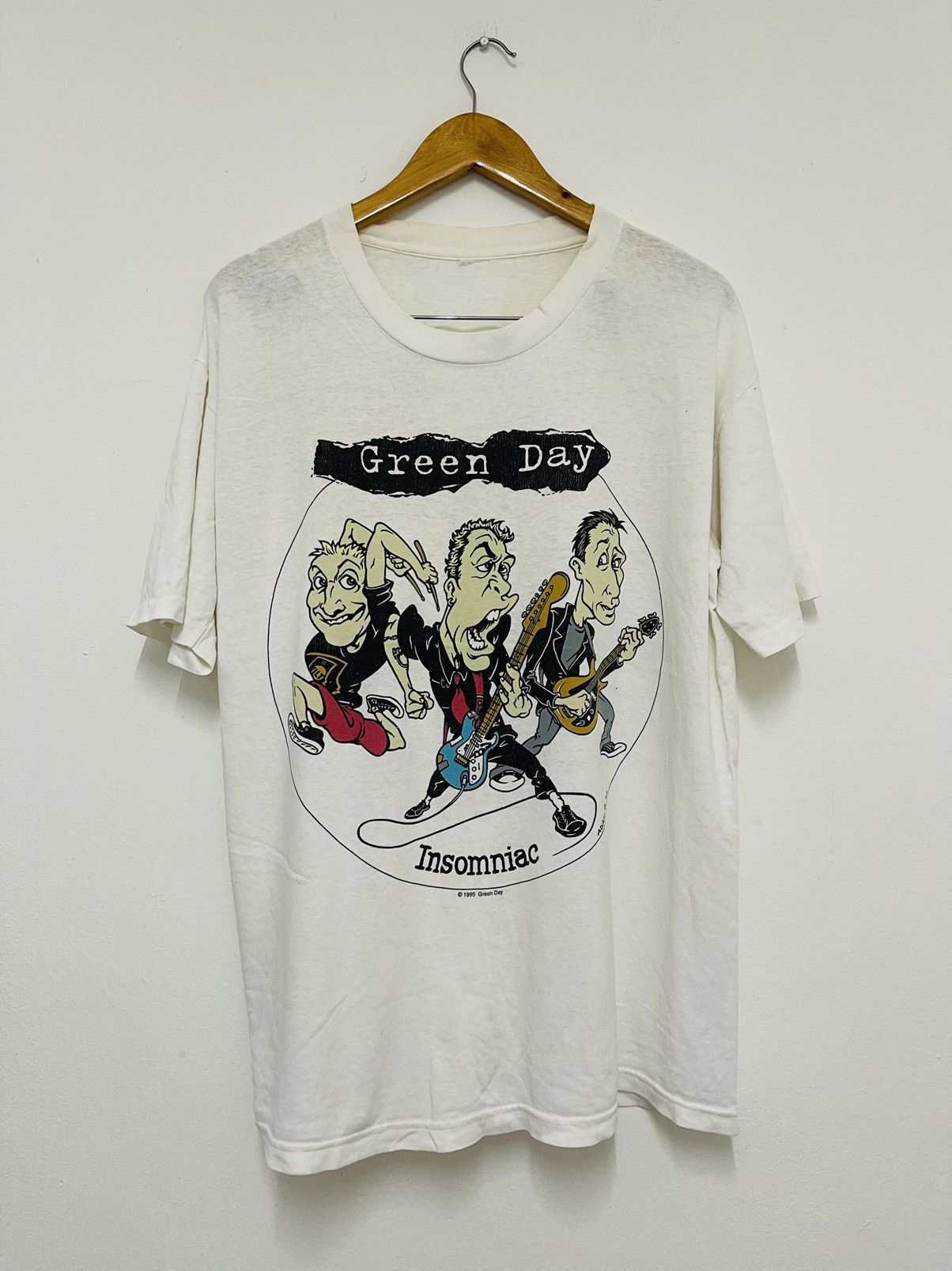 Vintage 90 S Green Day Insomniac 1995 Punk Rock W2 T-Shirts, Hoodie, Sweatshirt | FlexRushtees.com