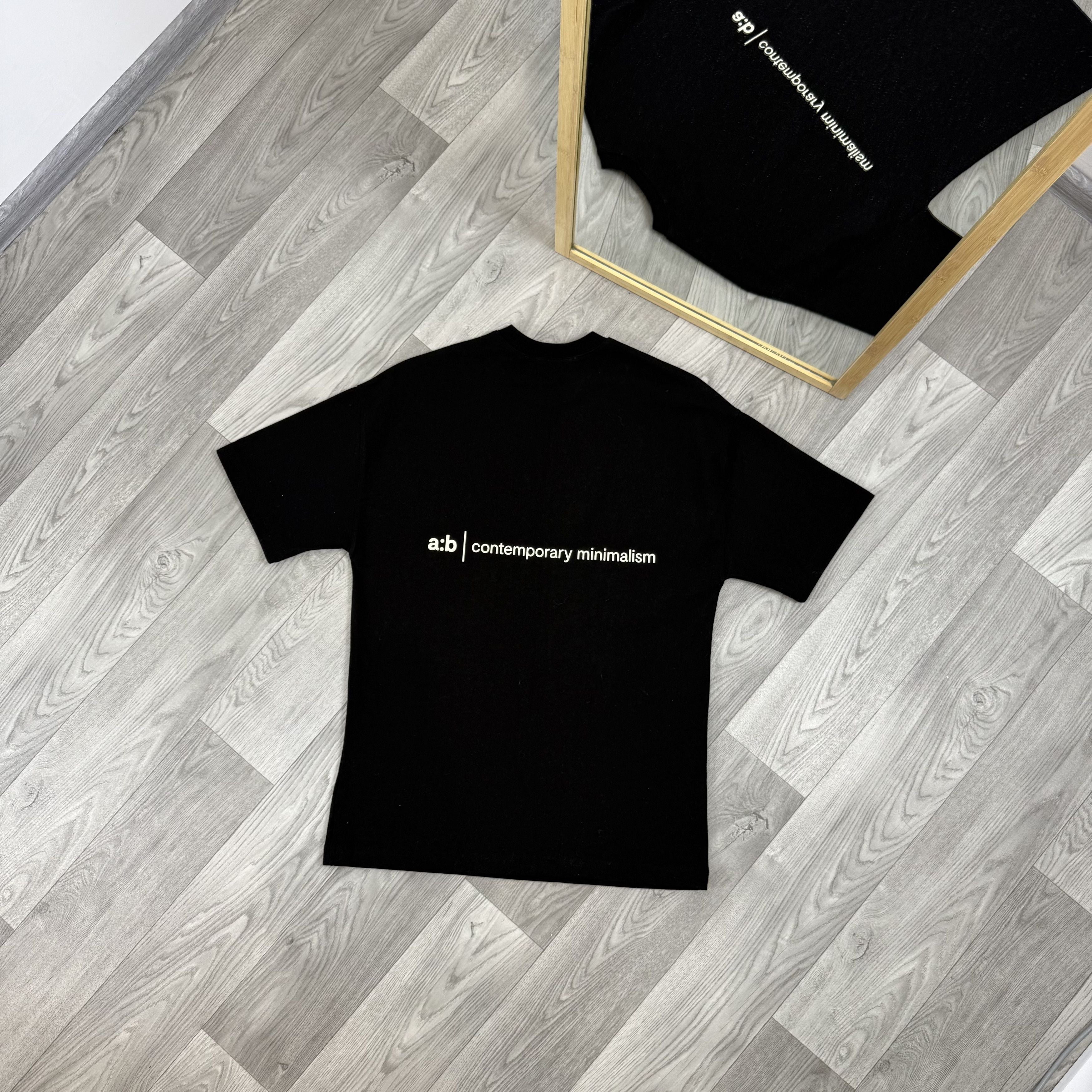 Blank About Blank Contemporary Minimalism Graphic Boxy Tee Shirt Hoodie, Sweatshirt | FlexRushtees.com