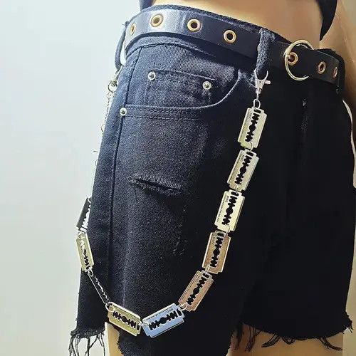 Jewelry Metal Blade Pant Chain