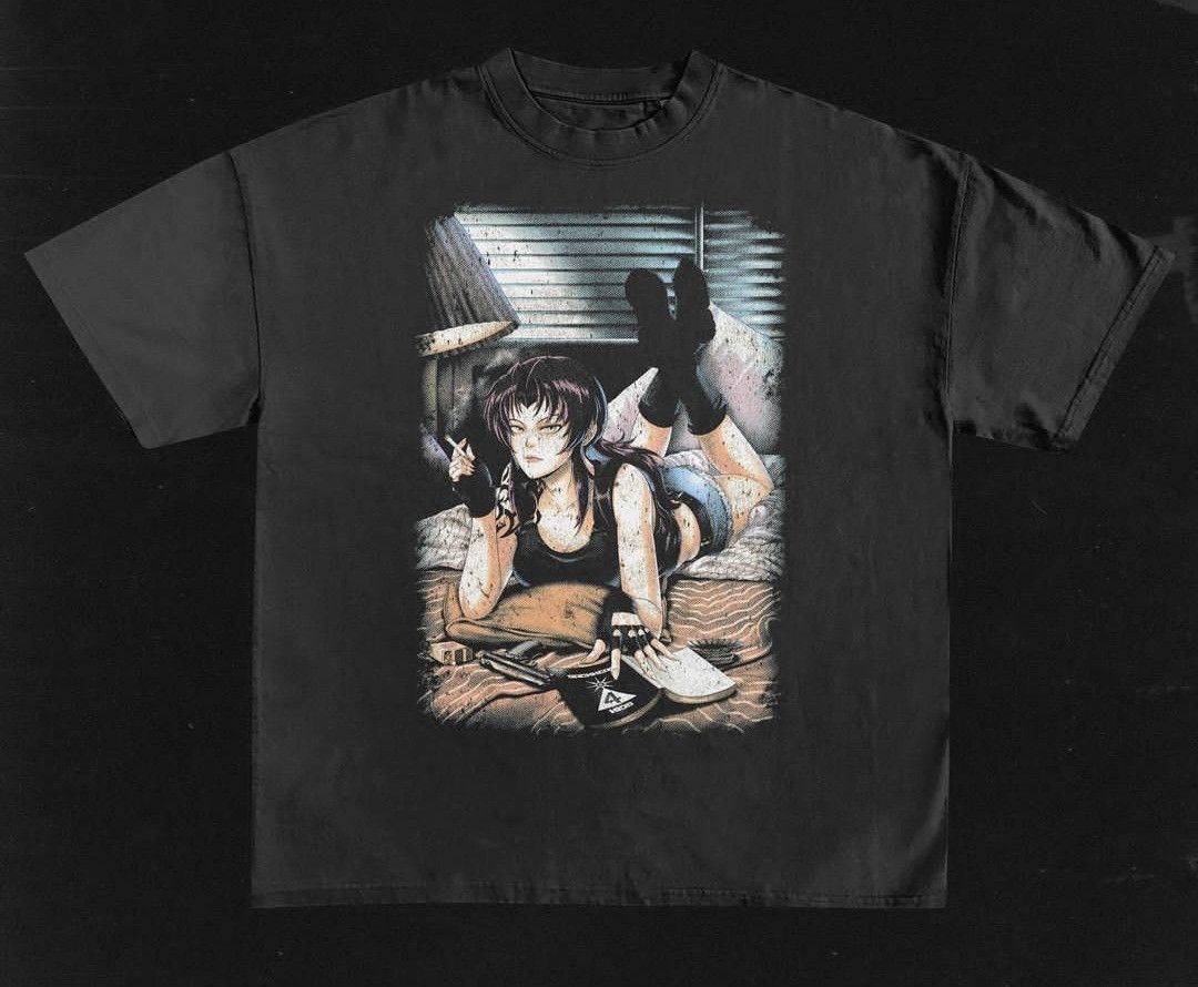 Japanese Brand Super Rare Boot Black Lagoon Parody Pulp Fiction