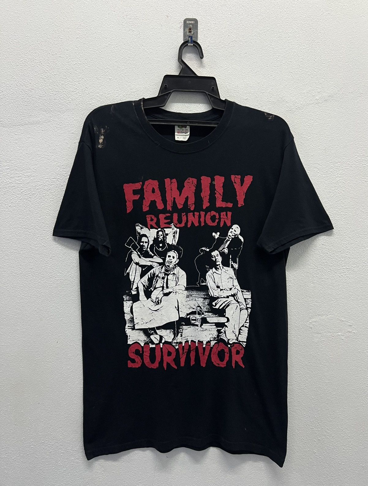 Vintage Fruit Of Theloom Texas Chainsaw Family Reunionsurvivor Shirt
