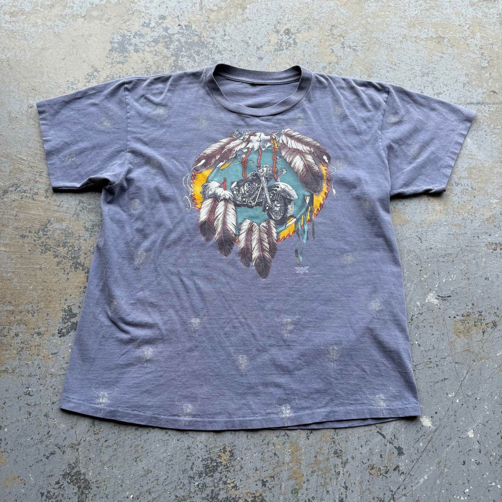 Vintage All Over Print Aztec Biker Tee Hoodie, Sweatshirt | FlexRushtees.com