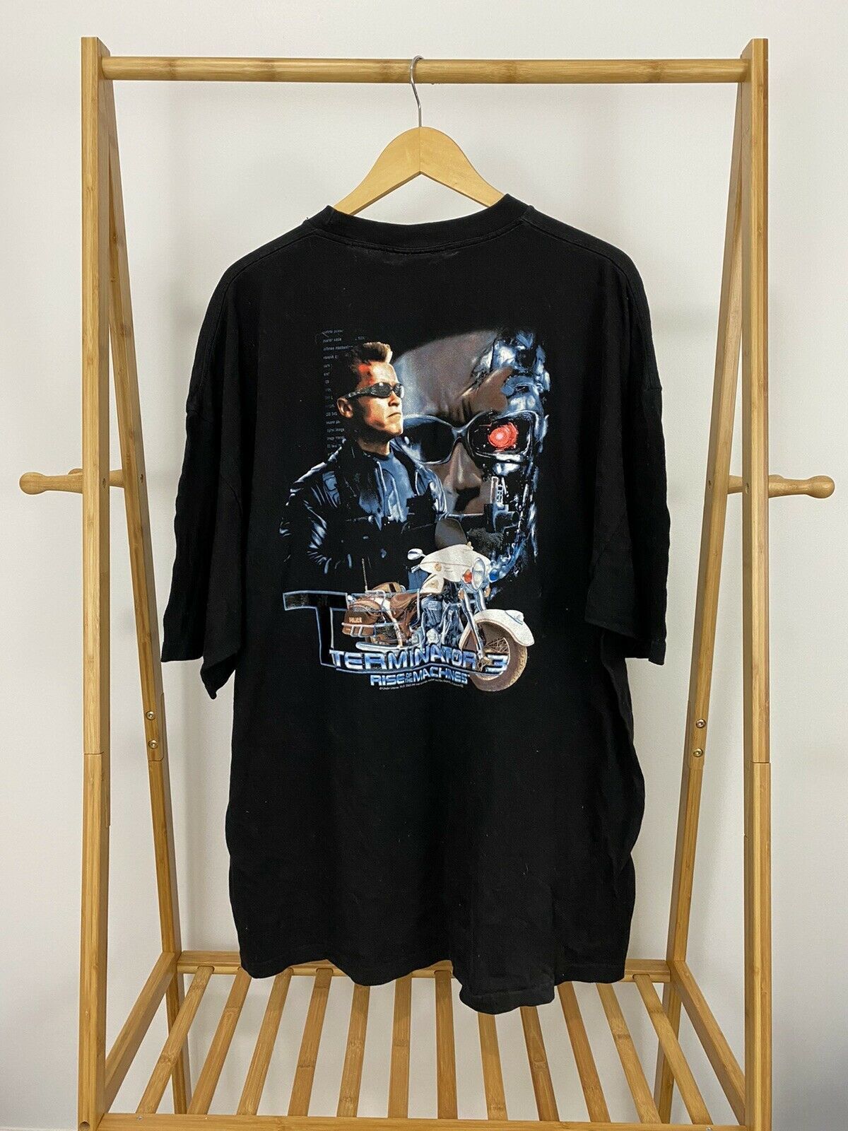 Vintage Vtg Indian Terminator 3 Rise Of The Machine T Shirt 3xl