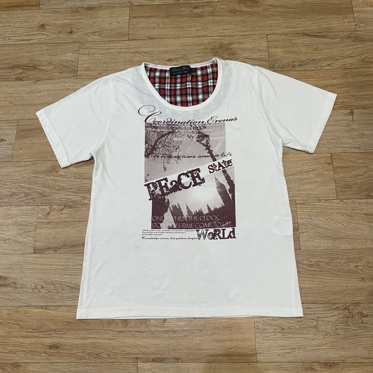 Japanese Brand 2000s Beaumere Vkei Style Poem White T Shirt Hoodie, Sweatshirt | FlexRushtees.com