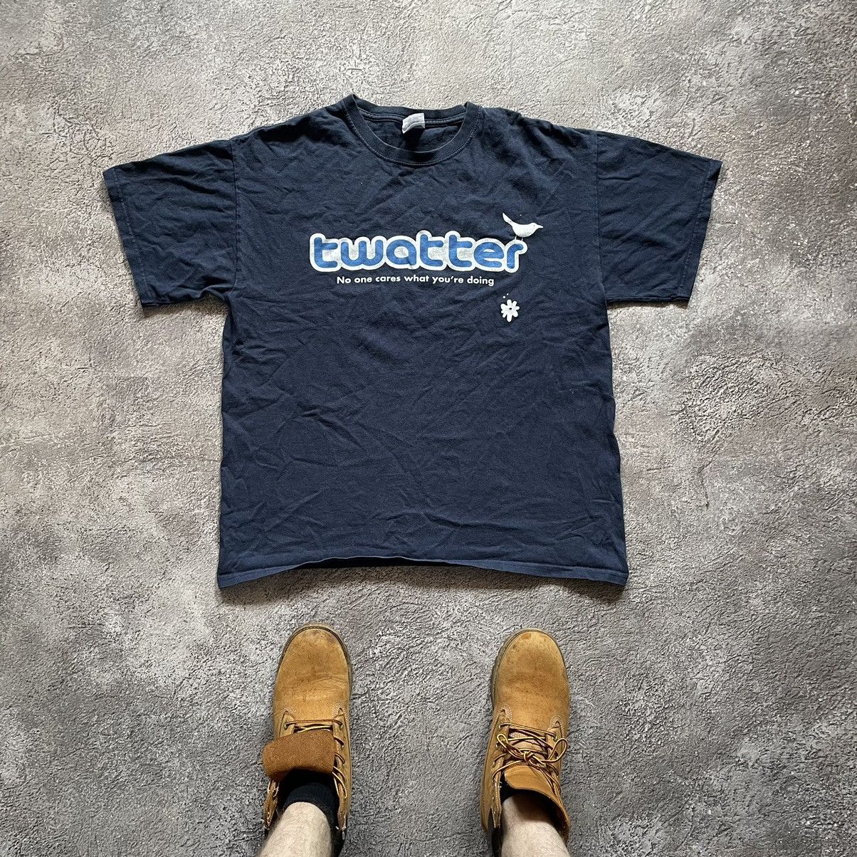 Parody Logo No One Care Twatter T-Shirts, Hoodie, Sweatshirt | FlexRushtees.com