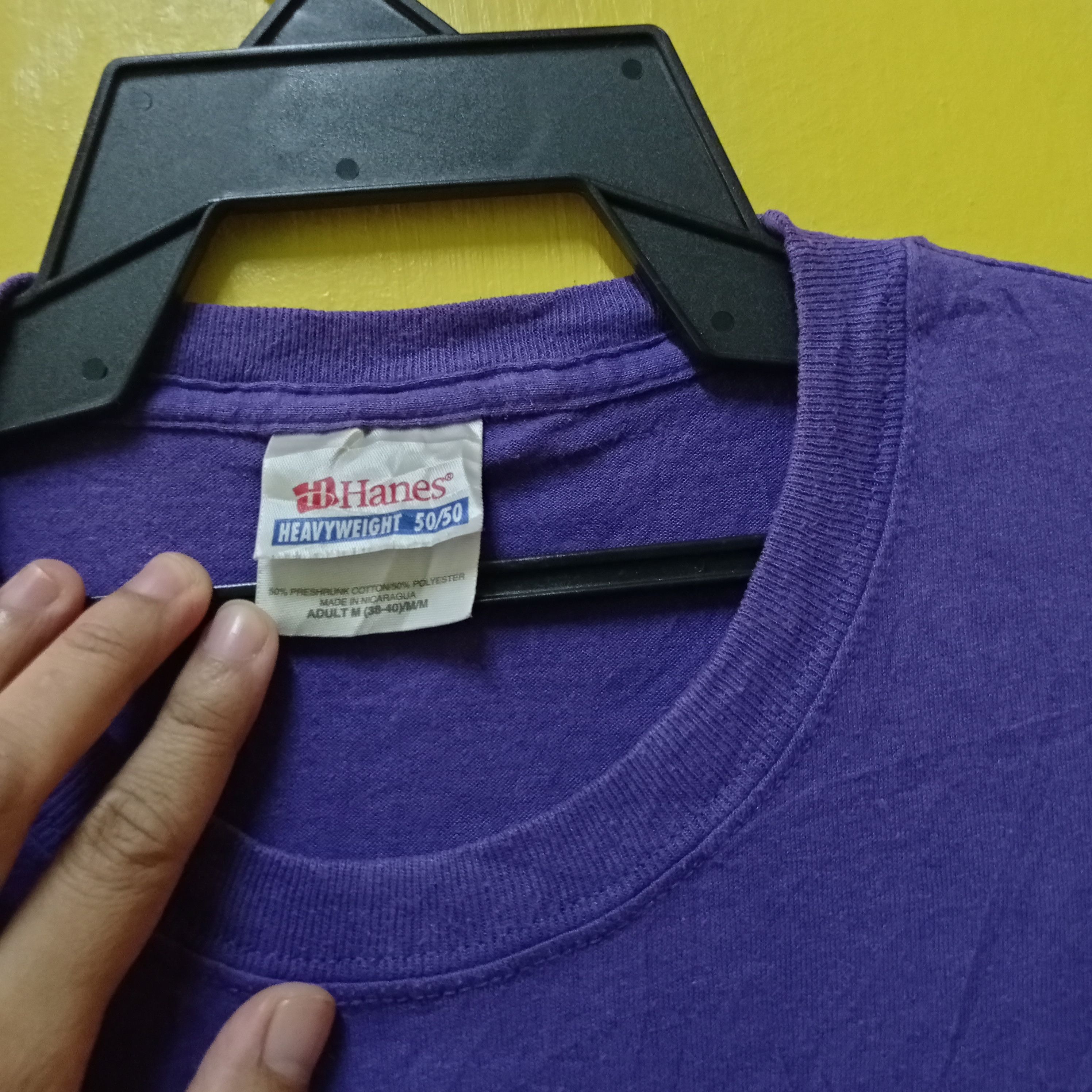 Vintage 90s Hanes Nicaragua Vintage Tee Shirt Old Tag