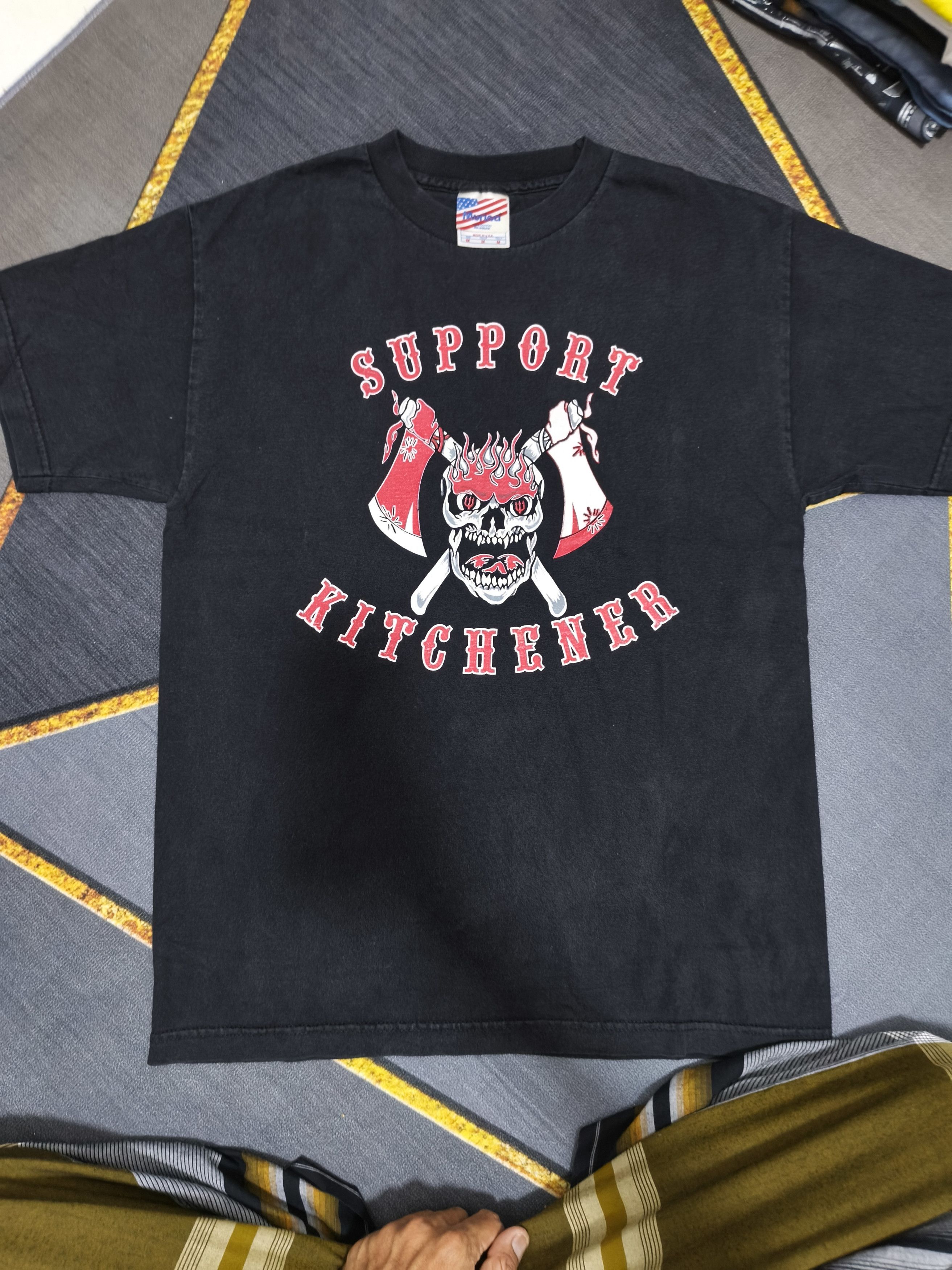 Other Vintage Support Kitchener Biker Tee Hoodie, Sweatshirt | FlexRushtees.com