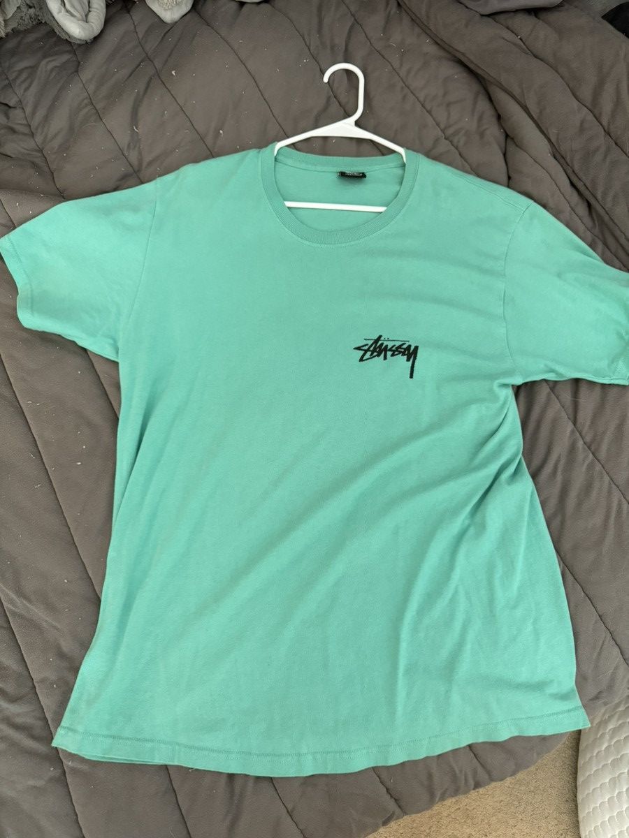 Green Stussy T Shirt Hoodie, Sweatshirt | FlexRushtees.com