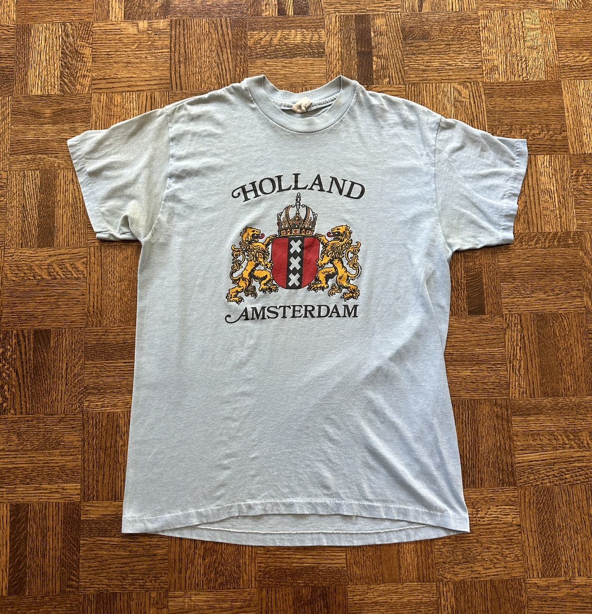 Vintage 70s Holland Amsterdam Graphic Tee Shirt