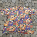 Richard Tori Richard Shirt Mens 2xl Sea Life Turtles Fish Hawaiian Aloha Tropical Camp