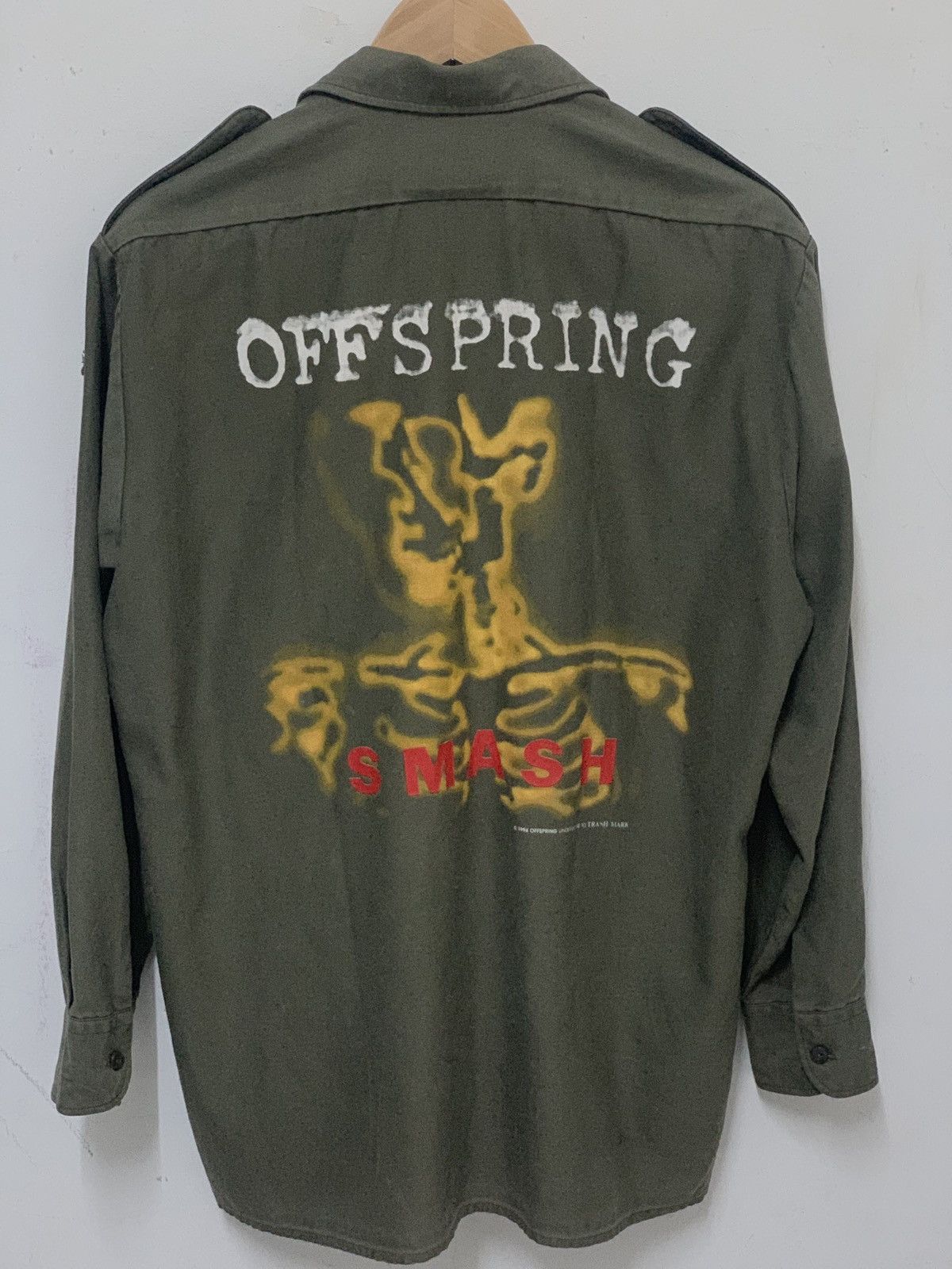 Band Tees Vintage 90s Offspring Army Shirt Remake Shirt Smash Rare Hoodie, Sweatshirt | FlexRushtees.com