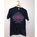 Jerzees Vintage Nevada Shirt Native Tribal Speckled Black Tee
