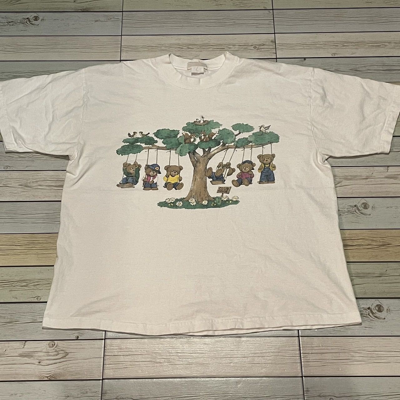 Vintage 90 S Bears Animal Art Cartoon Tee Hoodie, Sweatshirt | FlexRushtees.com