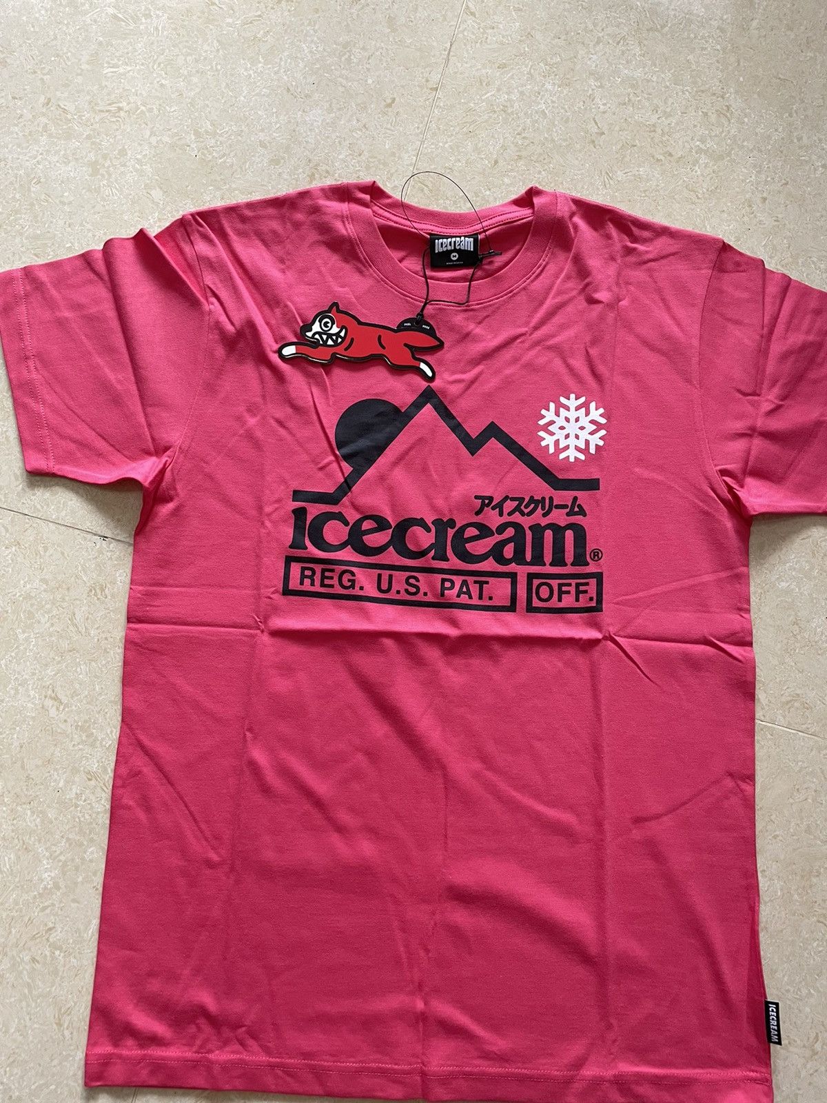 Unworn Icecream Mountain Logo Tee