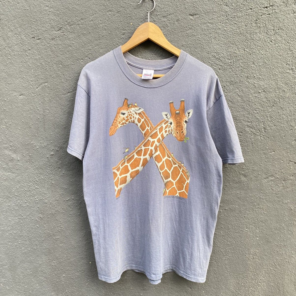 Thrashed Faded Vintage 90s Liberty Graphics Animal Tee Hoodie, Sweatshirt | FlexRushtees.com