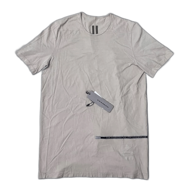 Rick Owens Drkshdw Rickowens Secondary Line Slogan Off White Short Sleeve