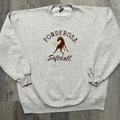 Vintage Vtg Russell Athletic Ponderosa 90s Mustang Usa Sweatshirt