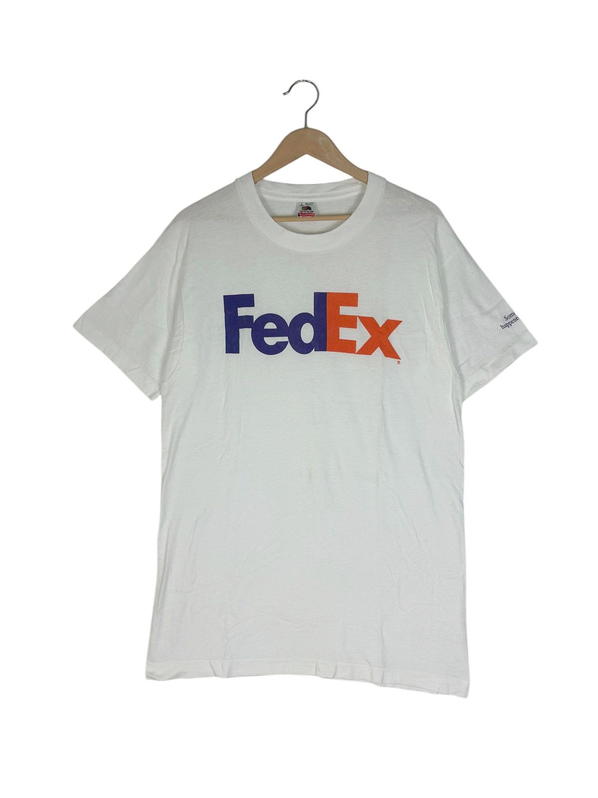 Vintage 90s Fedex Retro Coporate Logo Tees Shipping Company Hoodie, Sweatshirt | FlexRushtees.com