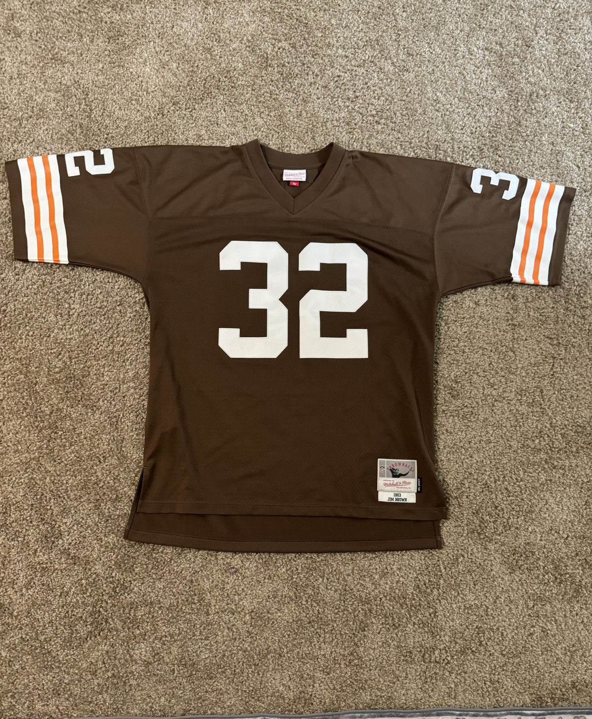 Mitchell Ness Cleveland Browns Jim Brown Jersey
