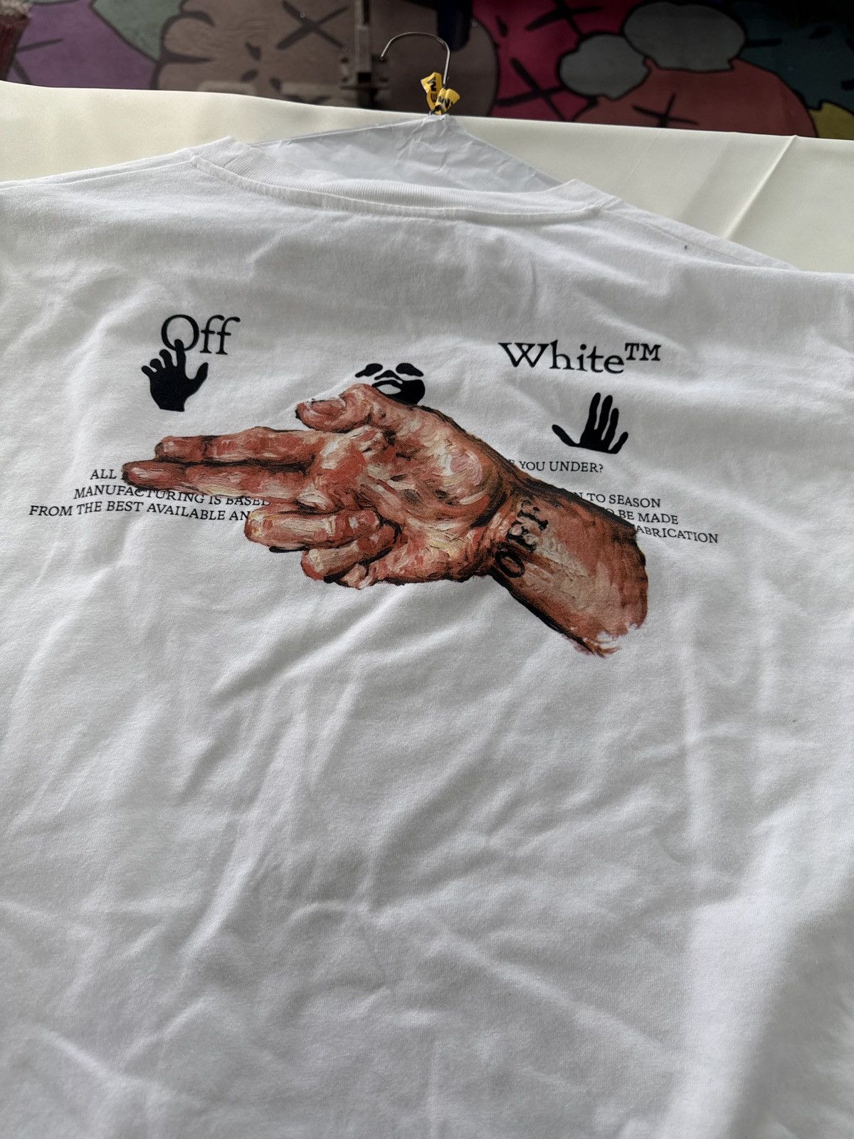 White Off White Tee Shirt Xl White Hoodie, Sweatshirt | FlexRushtees.com