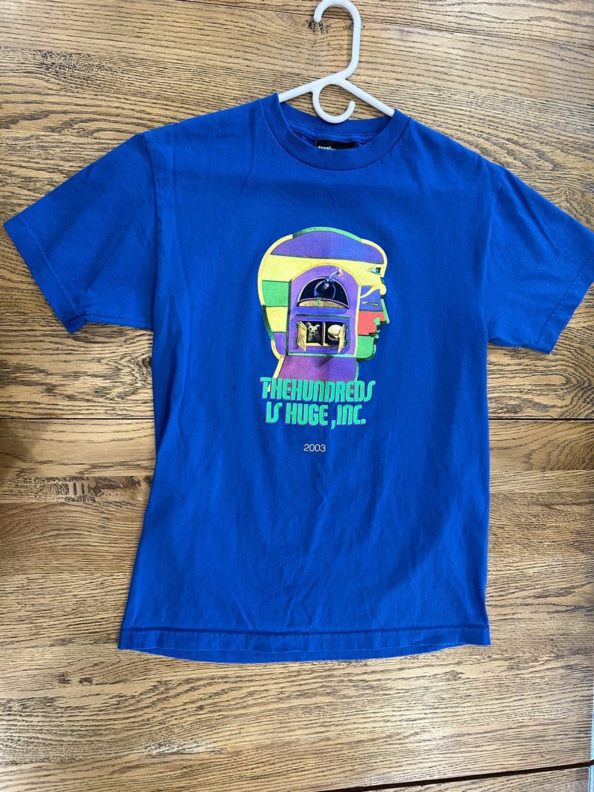Hundreds The Hundreds Is Huge Tee Blue Hoodie, Sweatshirt | FlexRushtees.com