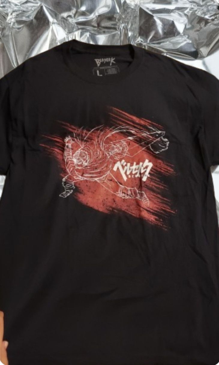 Rare Berserk Anime T Shirt Limited Edition L Hoodie, Sweatshirt | FlexRushtees.com
