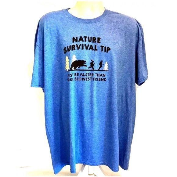 Gildan Novelty Camping Survival Mens Blue Graphic T Shirt Hoodie, Sweatshirt | FlexRushtees.com