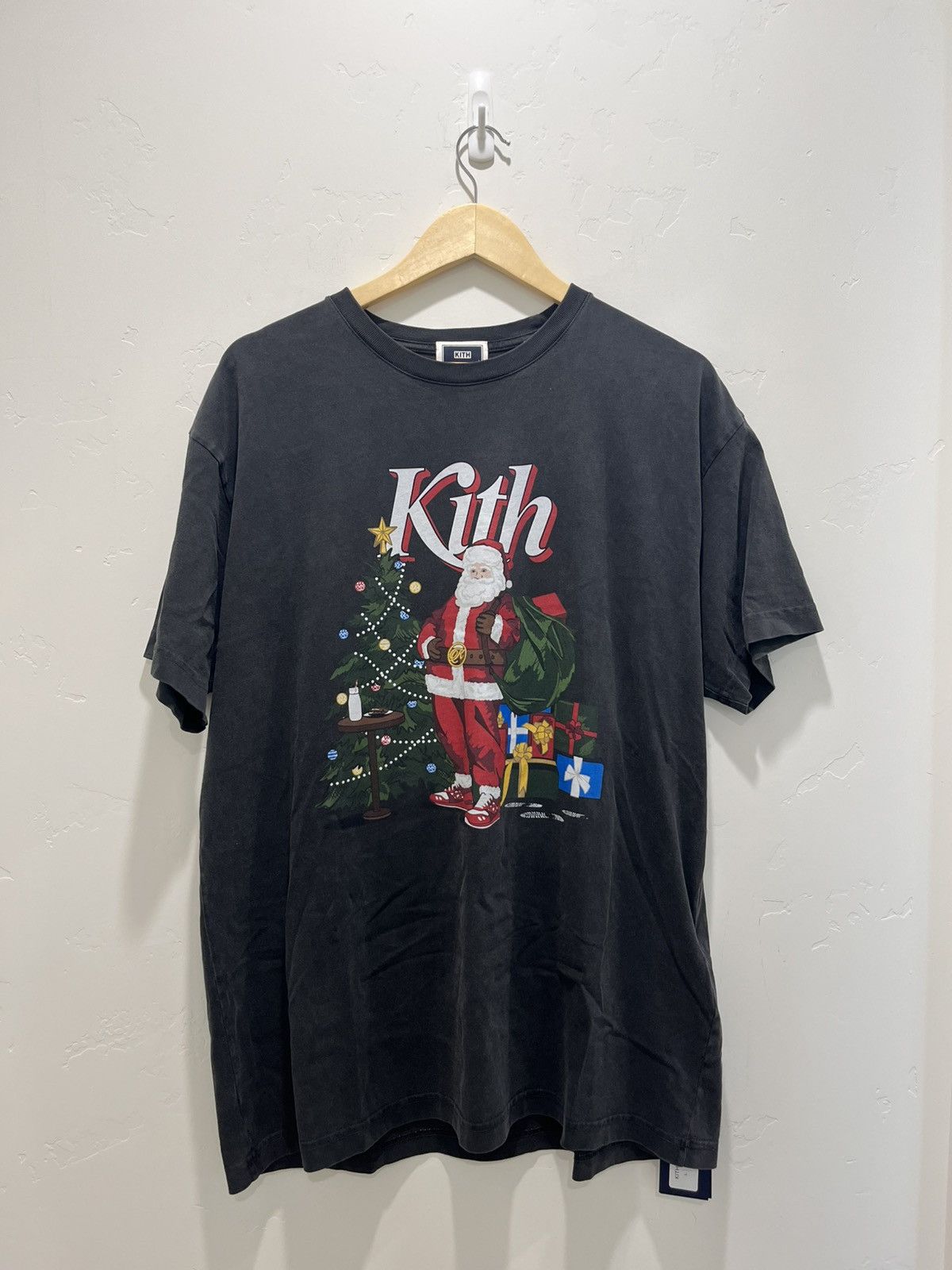 Kith Santa Claus Tee Hoodie, Sweatshirt | FlexRushtees.com