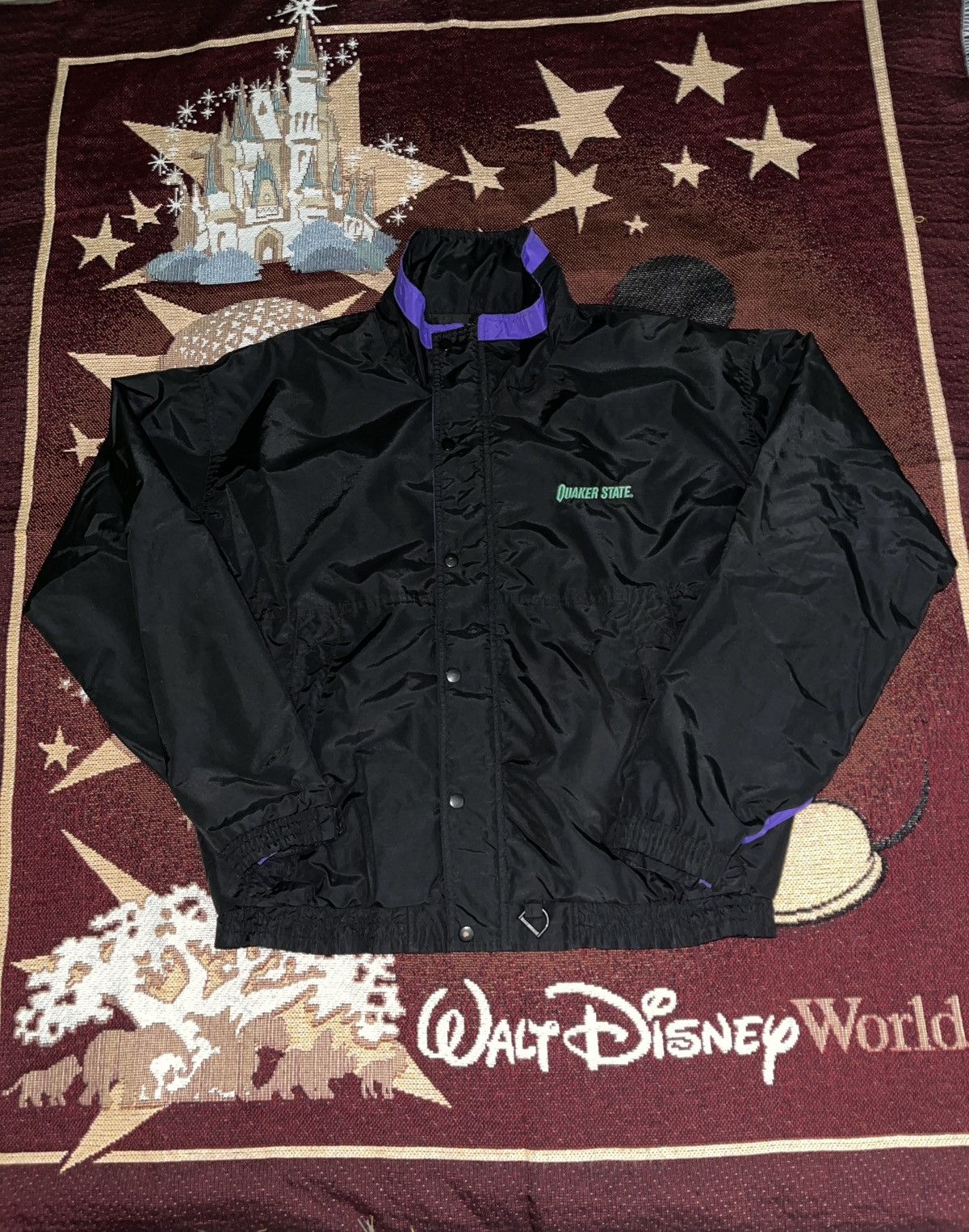 Vintage 90s Quaker State Racing Windbreaker