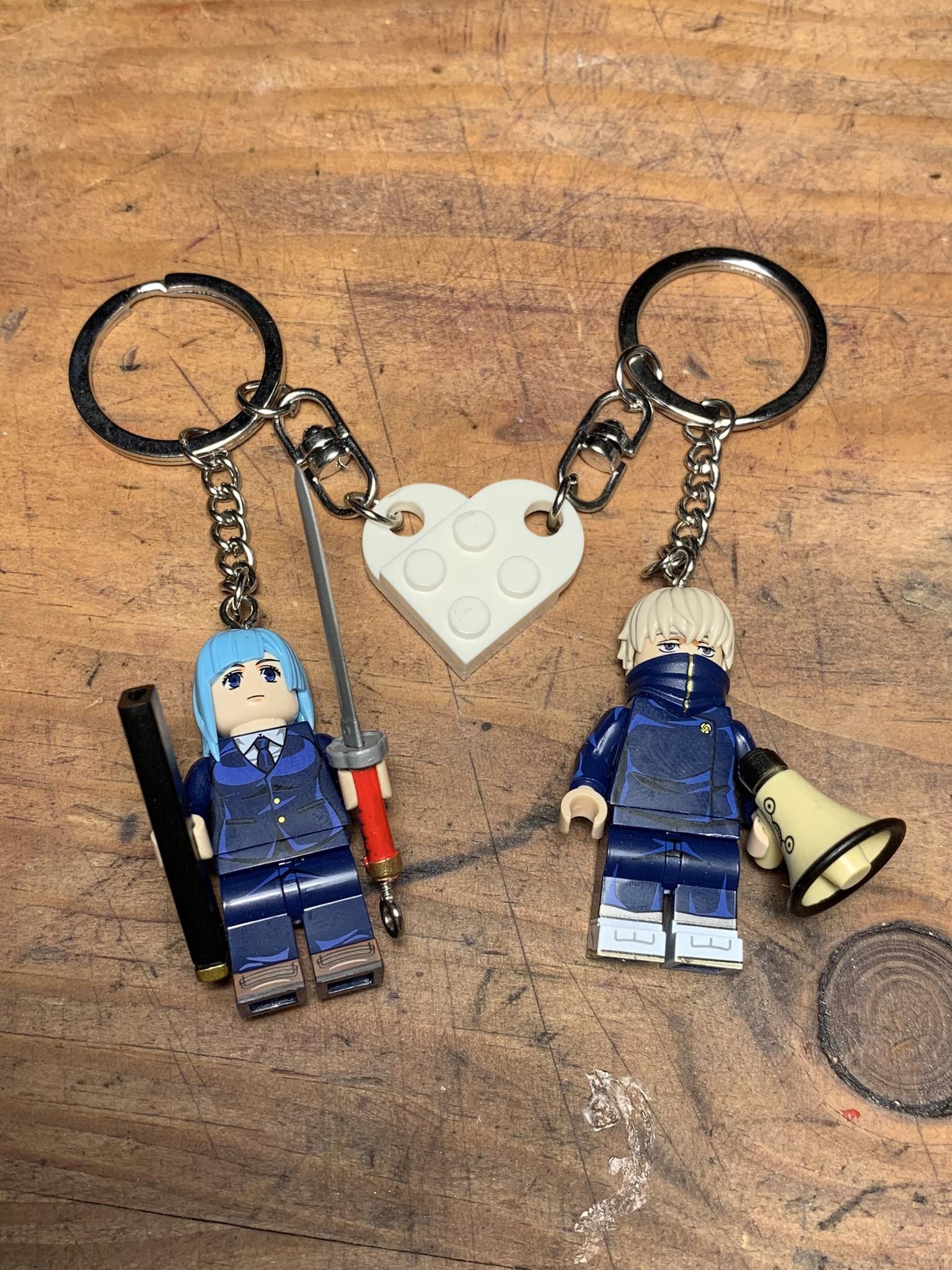 Anime Jujutsu Kaisen Inumaki Miwa Custom Anime Minifigure Keychain