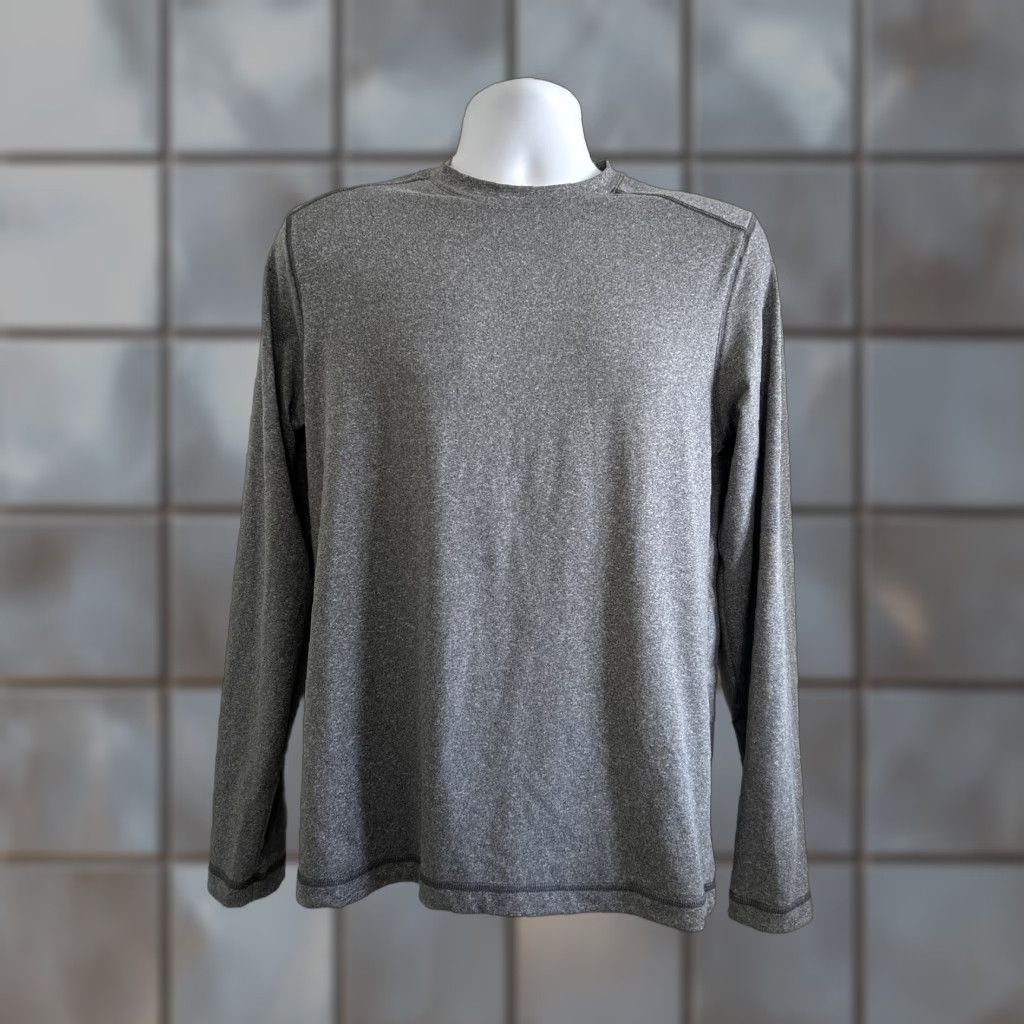 Vintage Rei Shirt Mens Small Long Sleeve Gray Hiking Lightweight Workout Casual Thermal