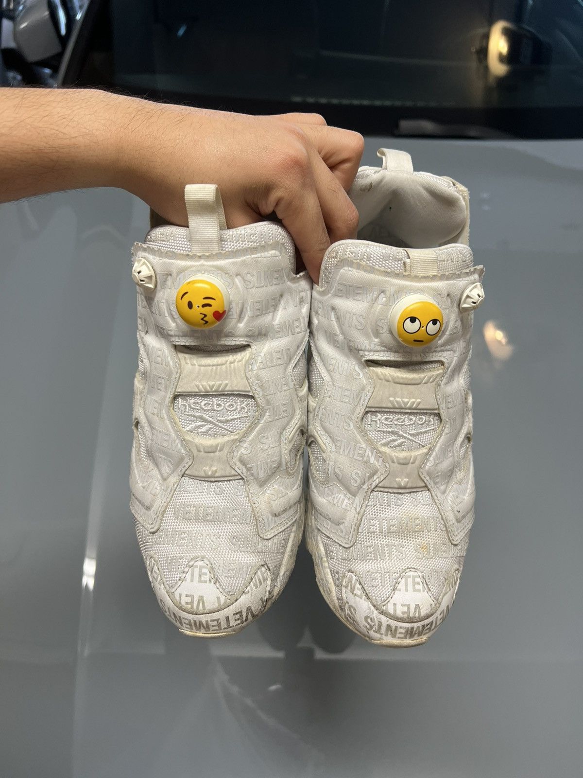Vetements Reebook Classics Edition Logo Emoji T-Shirts, Hoodie, Sweatshirt | FlexRushtees.com