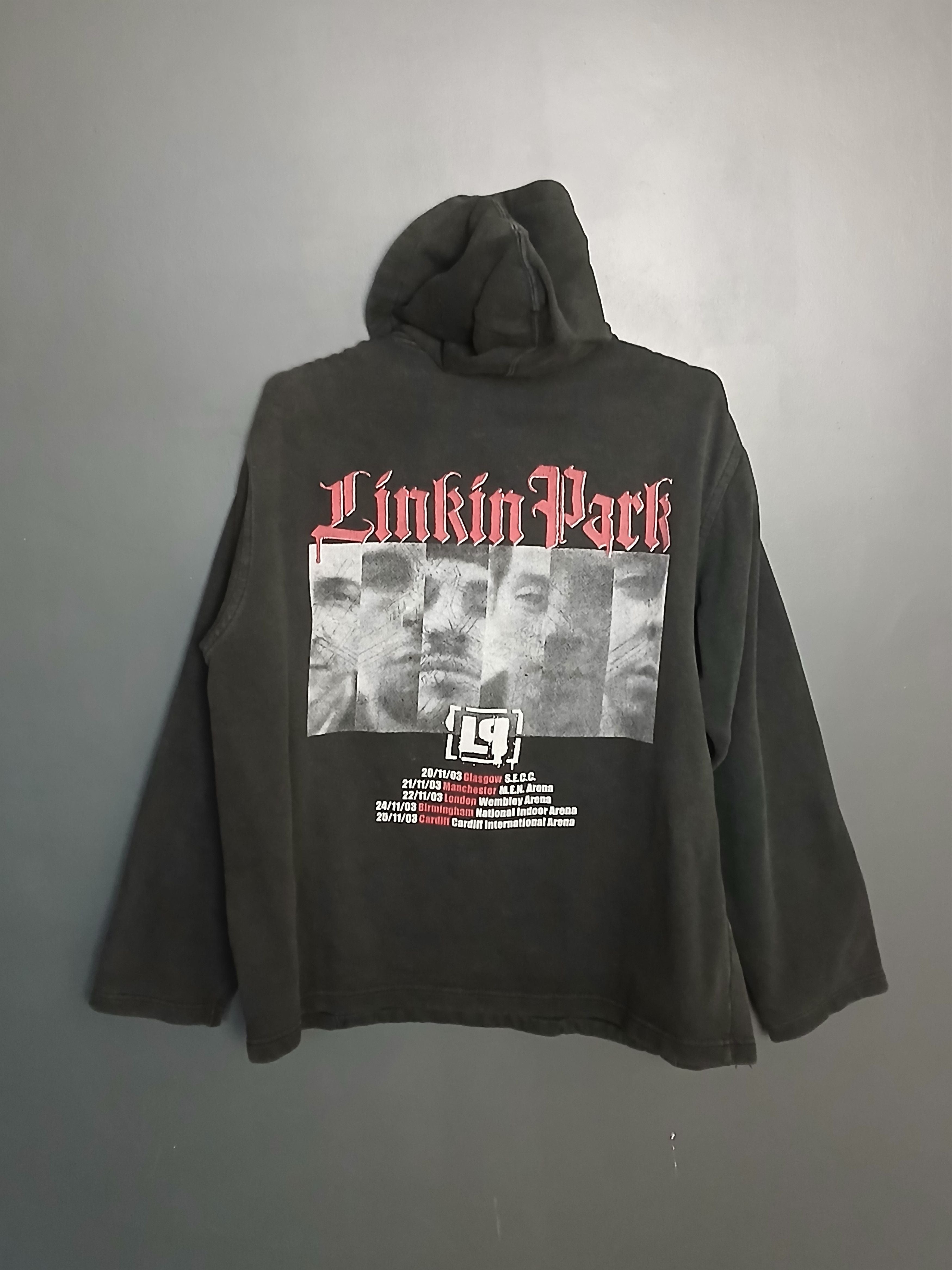 Band Tees Vintage 2003 Linkin Park Hoodie Sweatshirt | FlexRushtees.com