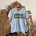 Vintage Oasis Band Box Logo Tshirt Sz S Hoodie, Sweatshirt | FlexRushtees.com