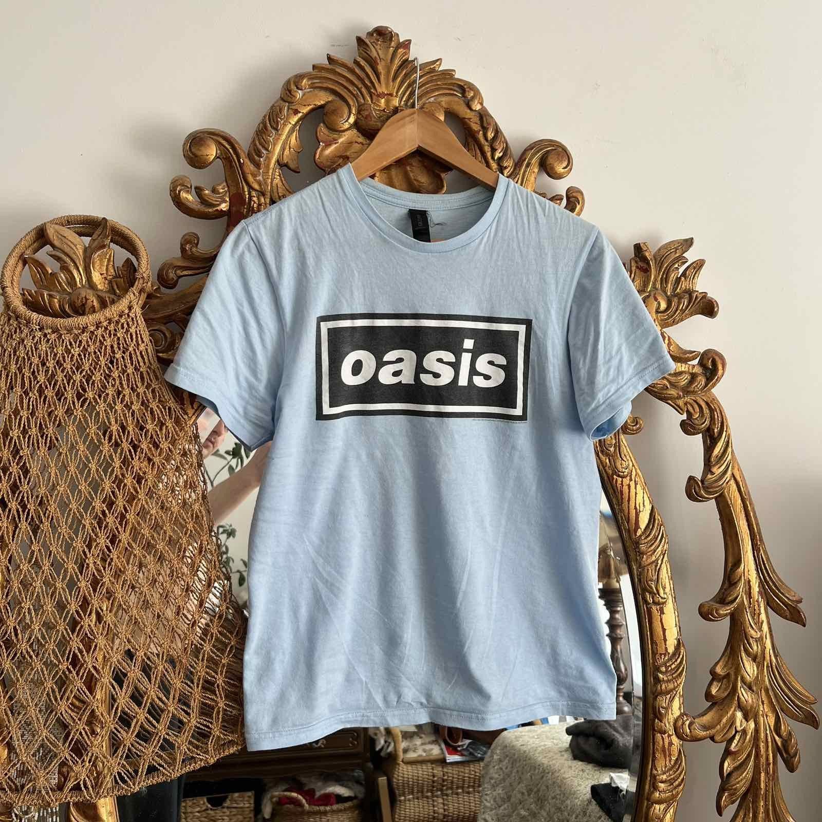 Vintage Oasis Band Box Logo Tshirt Sz S Hoodie, Sweatshirt | FlexRushtees.com