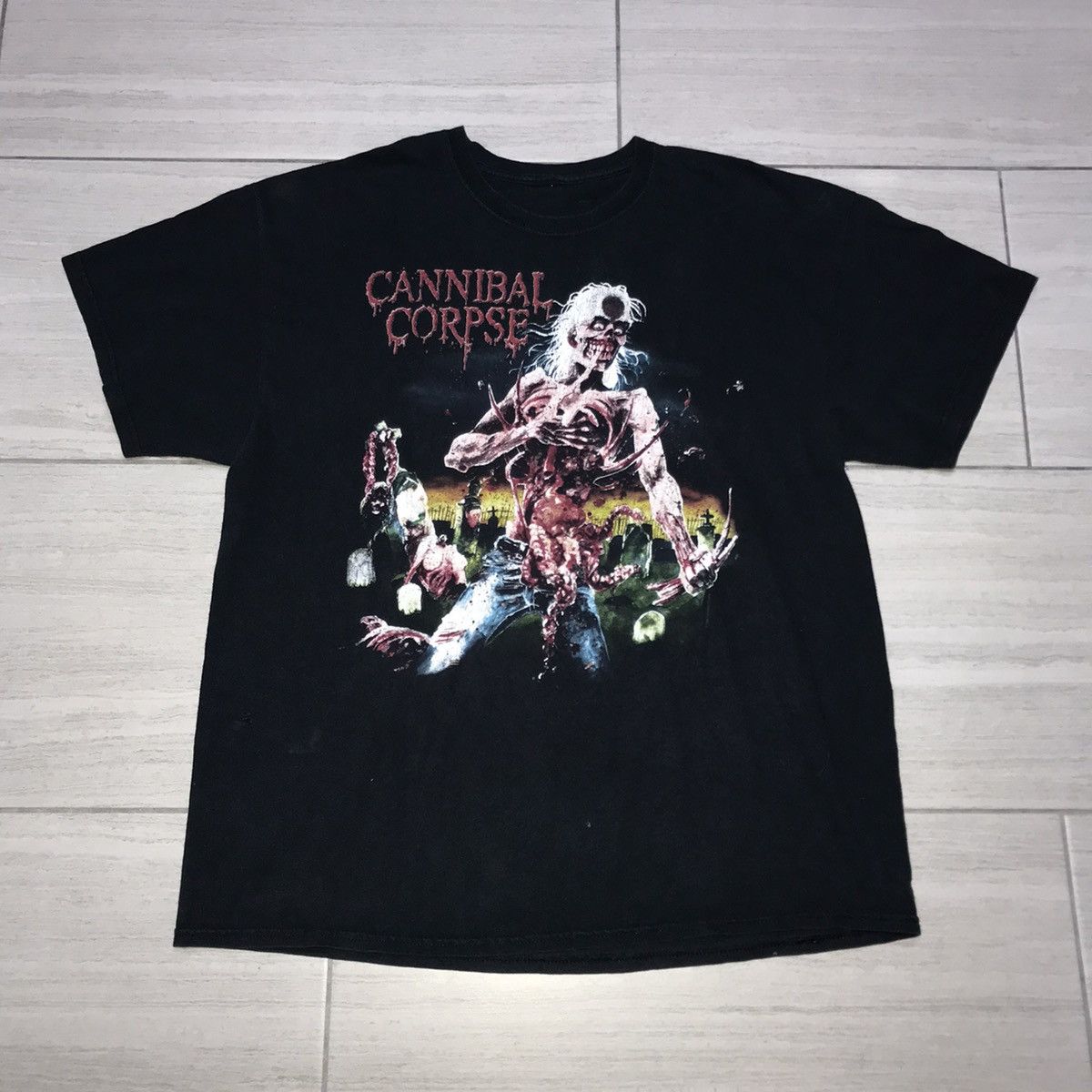 Vintage Cannibal Corpse Eaten Back To Life T-Shirts, Hoodie, Sweatshirt | FlexRushtees.com