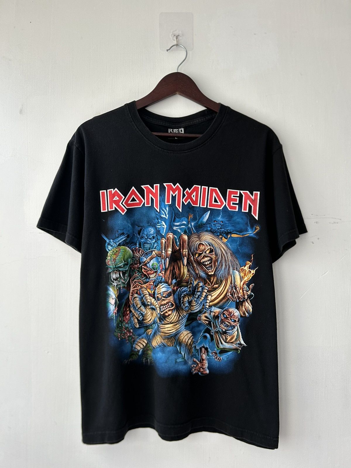 Band Tees Vintage 2000s Iron Maiden Zombie Bootleg Tee Hoodie, Sweatshirt | FlexRushtees.com