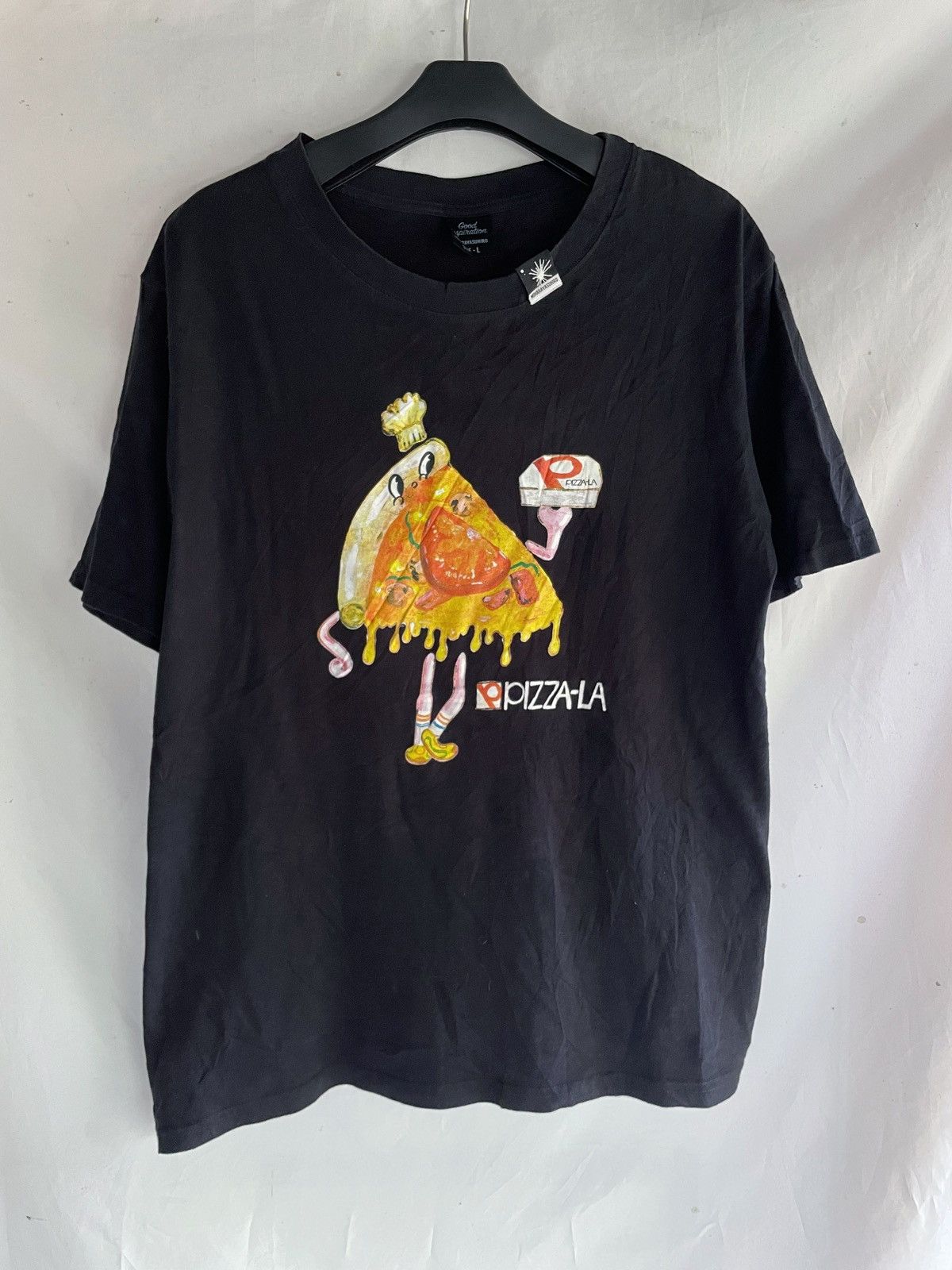 Maison Mihara Yasuhiro Miharayasuhiro X Gu Pizza Tee Hoodie, Sweatshirt | FlexRushtees.com