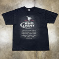 Vintage 00s Y2k Bud Light Budweiser Beer Promotional Tee Hoodie, Sweatshirt | FlexRushtees.com