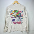 Vintage 90s Screamerz Alien Beast Sledding Longsleeve Large