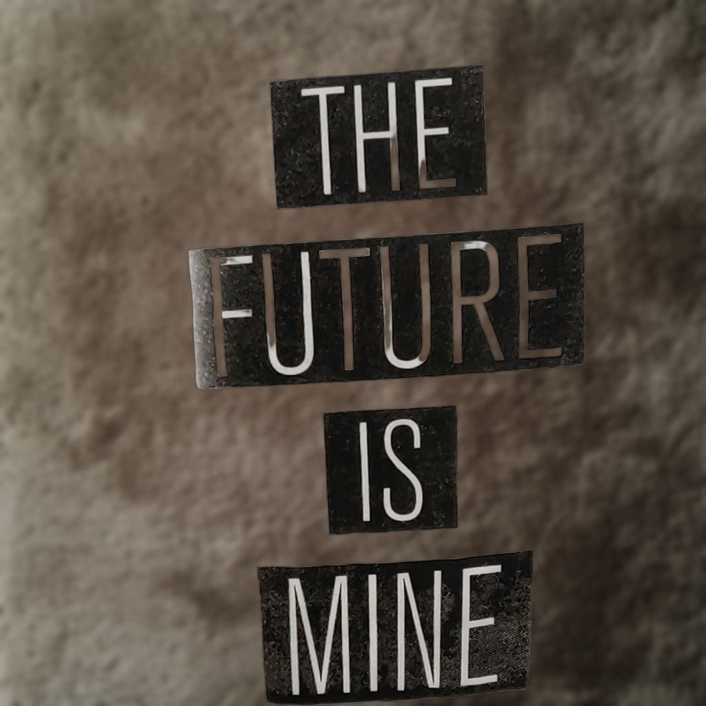 Vintage Wound Up T Shirt Womens L 11 13 White Black The Future Is Mine Short Sleeve Slim Ladies Shir