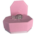 Swarovski Matrix Ring Baguette Cut White Rhodium Plated 5