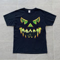 Vintage Halloween Pumpkin T Shirt Big Design Scary Design Hoodie, Sweatshirt | FlexRushtees.com