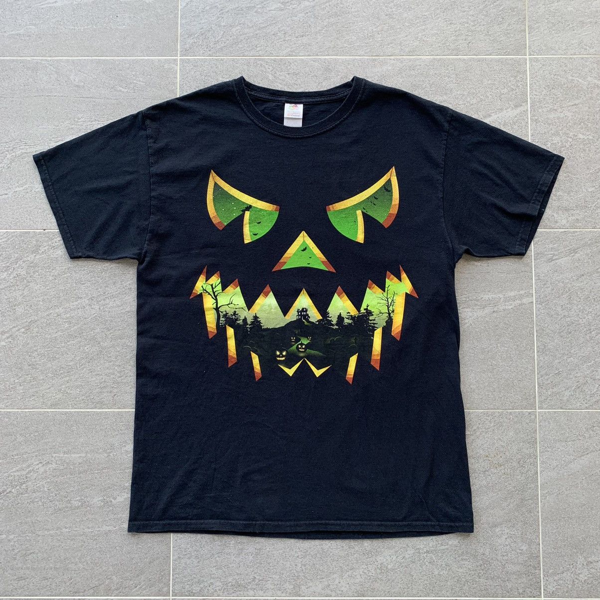 Vintage Halloween Pumpkin T Shirt Big Design Scary Design Hoodie, Sweatshirt | FlexRushtees.com