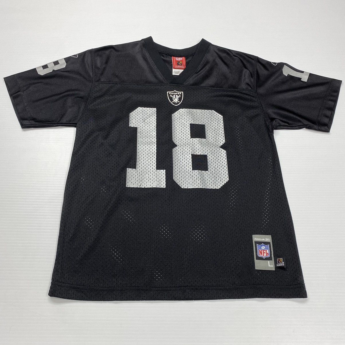 Reebok X Vintage Oakland Raiders 18 Randy Moss Black Football Jersey Youth L T-Shirts, Hoodie, Sweatshirt | FlexRushtees.com