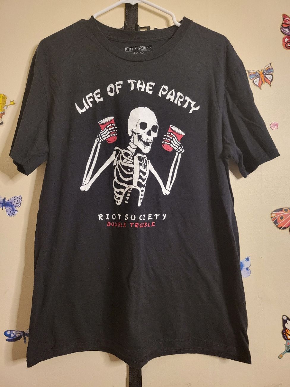 Society Riot Society Skeleton Tshirt Hoodie, Sweatshirt | FlexRushtees.com