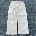 Vintage Carhartt Brown Faded Double Knee Work Carpenter Pant