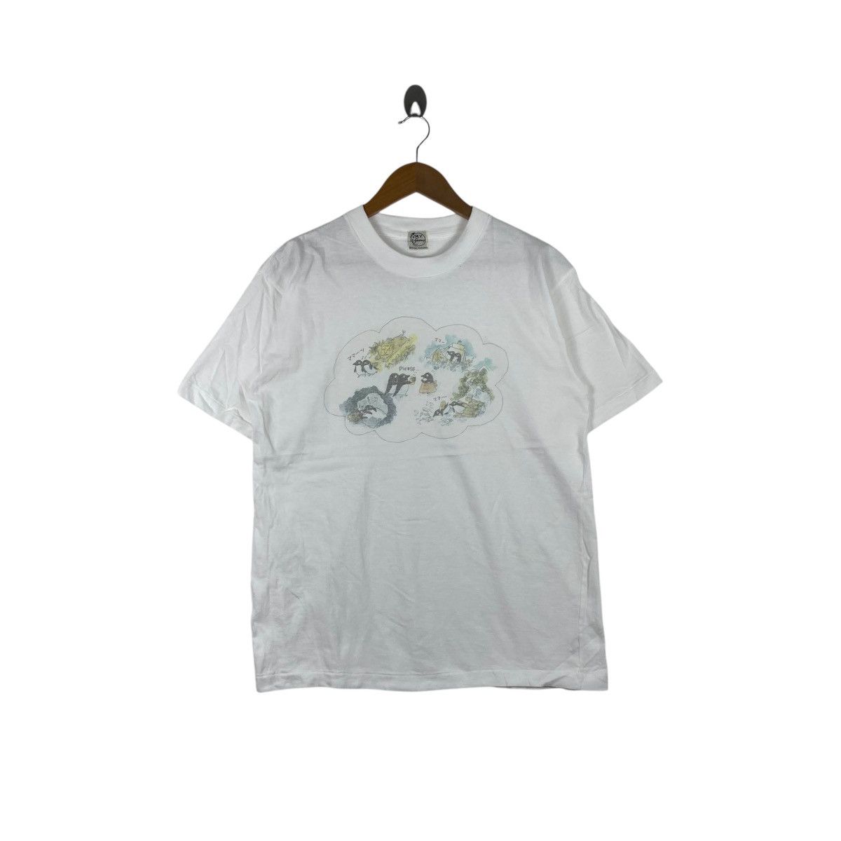 Vintage Miyuki Yoshizawa Artist Penguin Illustration Tee Hoodie, Sweatshirt | FlexRushtees.com