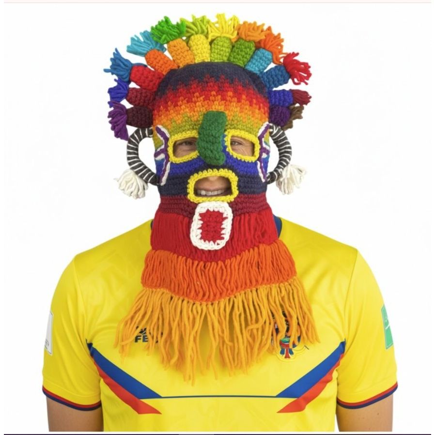 Other Oz Handmade Exotic Adult Mask Aya Diablo Huma Incas Ecuador