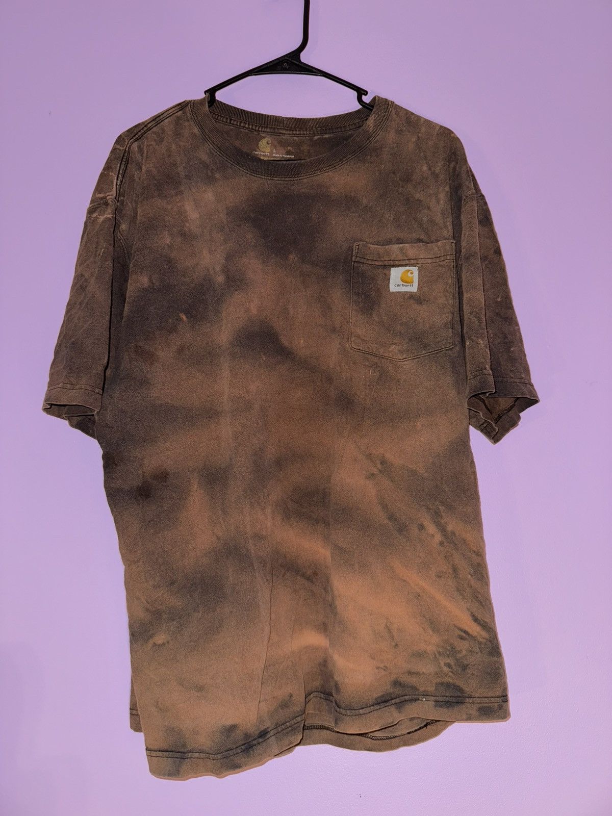 Custom Bleached Carhartt T Shirt Hoodie, Sweatshirt | FlexRushtees.com